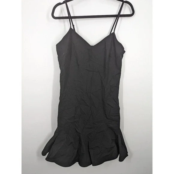 Derek Lam 10 Crosby women 10 Fit n Flare Little Black Dress LBD Cocktail Classic - Picture 1 of 5